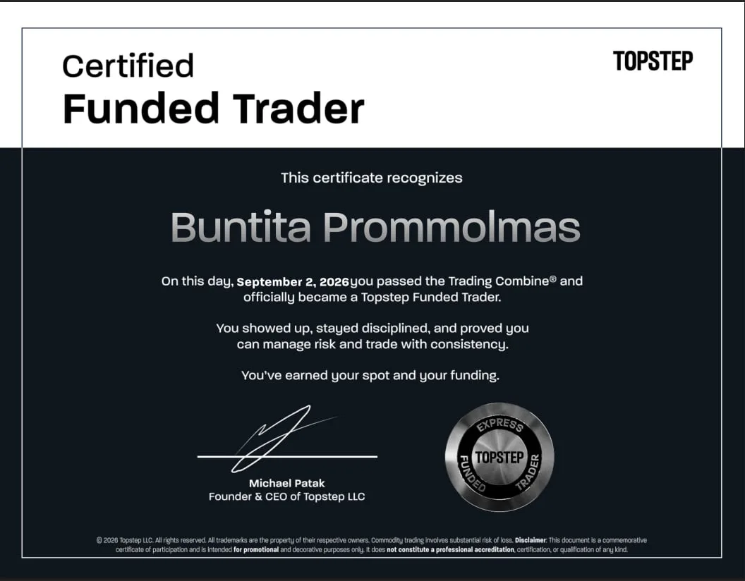 Topstep Certified Funded Trader